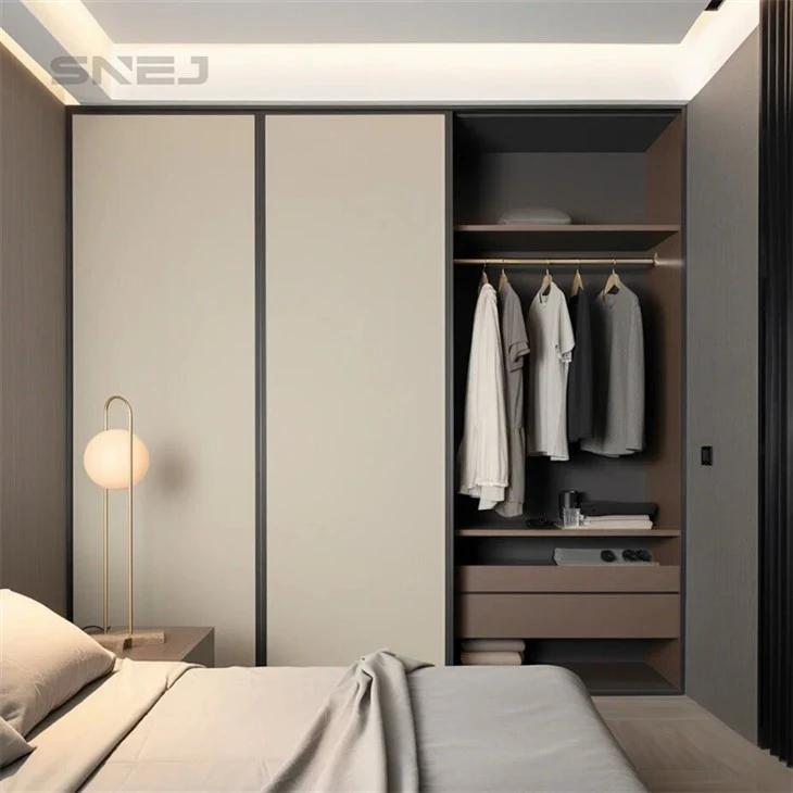 Modern Minimalist Open Wardrobe